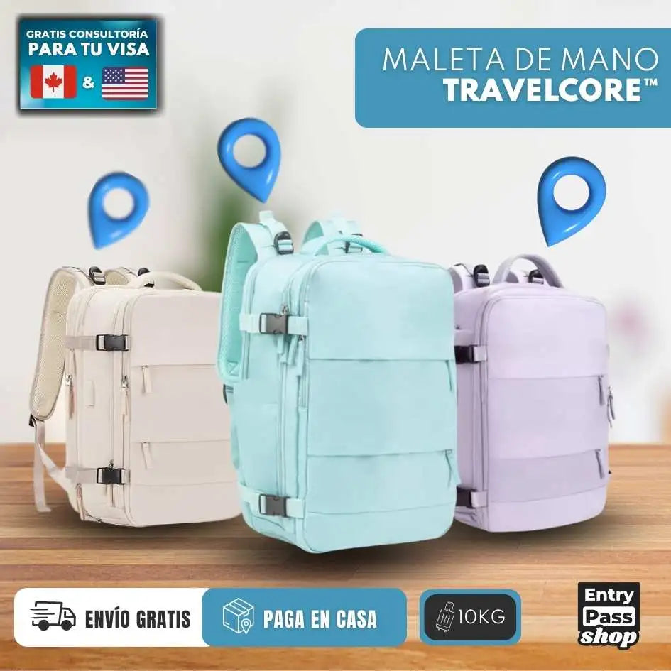 Maleta de mano viaje de cabina | TravelCore™